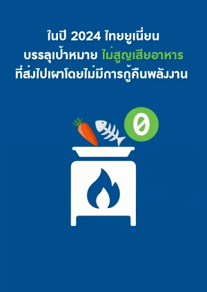 การลดการเผาขยะจากการสูญเสียอาหารเป็นศูนย์