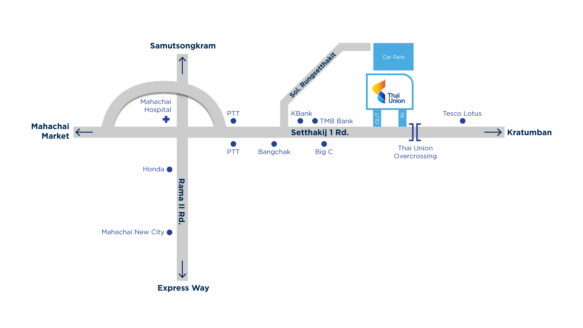 HEAD OFFICE MAP