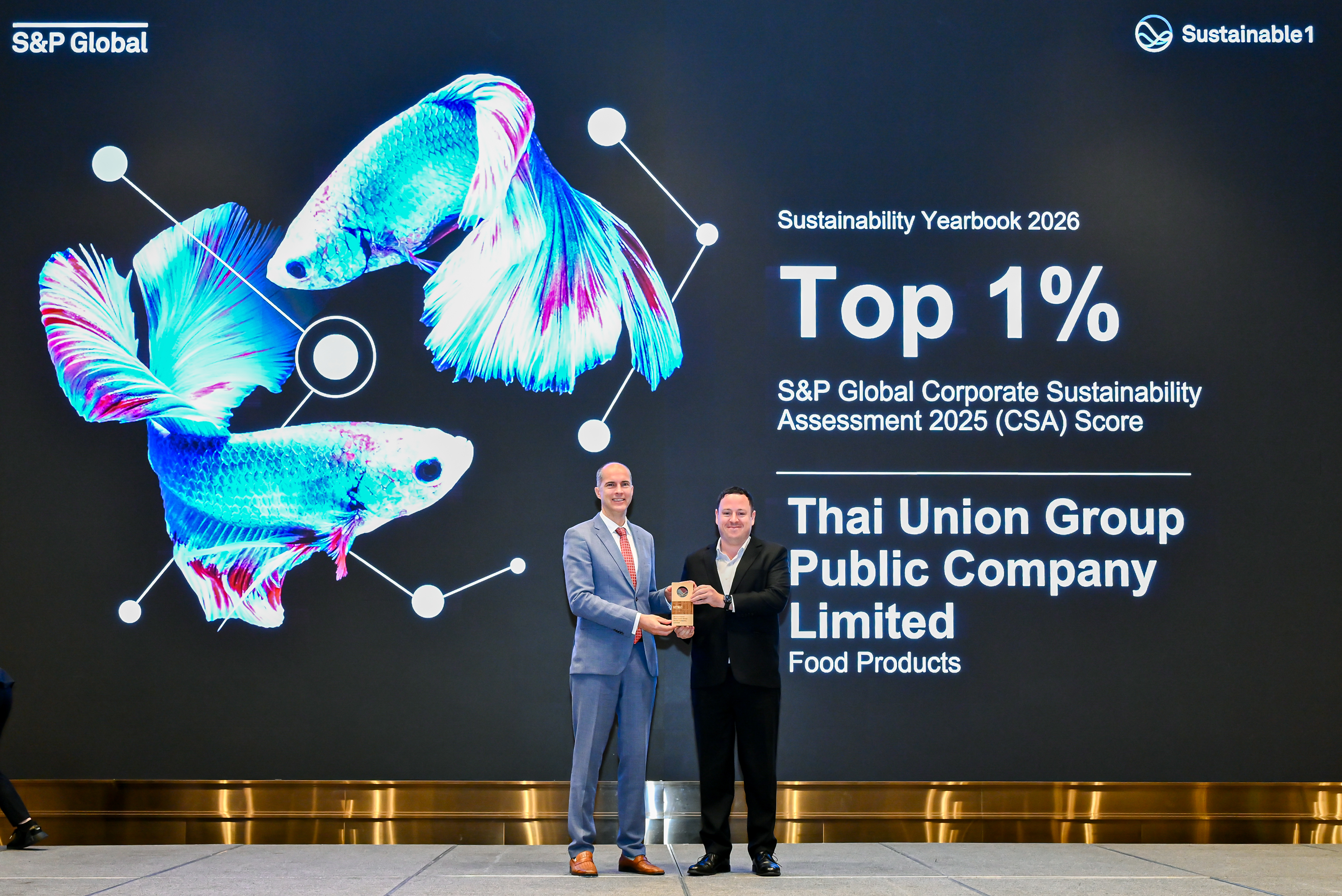 Thai Union receives Top 1% award at the S&P Global Sustainability Yearbook 2026 Distinction Ceremony